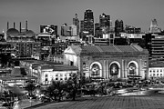 Black and White Kansas City Skyline - Championship Edition Photograph by Gregory Ballos Black and White Kansas City Skyline - Championship Edition Photograph by Gregory Ballos