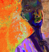 Black History No 2 No. 2 The Song of Grace Mixed Media by Zsanan Studio