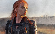 Black Widow Painting by Joseph Oland