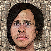 Blink 182 parody portrait Digital Art by Christina Fairhead Art and Merch