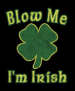 Blow Me Im Irish Retro Digital Art by Flippin Sweet Gear