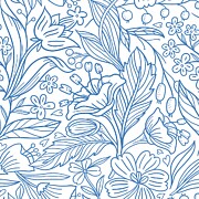 Blue and White Pattern Digital Art by JesusFit Art Blue and White Pattern Digital Art by JesusFit Art