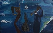 Blue Beats Painting by Charles Young