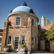 Blue Dome and Tulsa Oklahoma Skyline 1x1 Photograph by Gregory Ballos Blue Dome and Tulsa Oklahoma Skyline 1x1 Photograph by Gregory Ballos