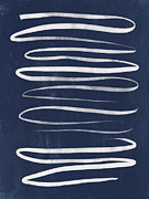 Blue Drift 3- Art by Linda Woods Mixed Media by Linda Woods Blue Drift 3- Art by Linda Woods Mixed Media by Linda Woods