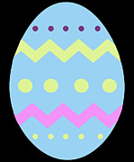 Blue Easter Egg Digital Art by Flippin Sweet Gear