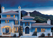 Blue Evening Digital Art by Eris And AI Blue Evening Digital Art by Eris And AI
