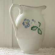 Blue Flower Pitcher Photograph by Jo Ann Tomaselli
