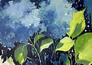 Blue Flowers Painting by John Gholson Blue Flowers Painting by John Gholson
