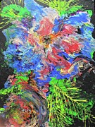 Blue Goddess Painting by Stacey Torres