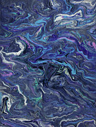 Blue Haze Painting by Tessa Evette
