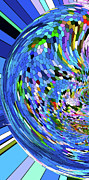 Blue Left Side Digital Art by Stocksom Art Prints Blue Left Side Digital Art by Stocksom Art Prints