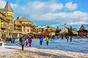 Blue Mountain Village - Ontario, Canada Mixed Media by Tatiana Travelways