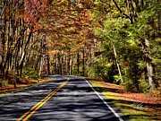 Blue Ridge Parkway in fall Photograph by Meta Gatschenberger