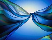 Blue Twist Digital Art by Eris And AI Blue Twist Digital Art by Eris And AI