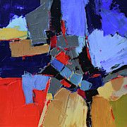 Blue Variation Painting by Elise Palmigiani