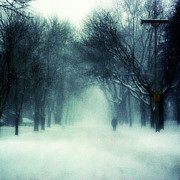 Blurred Chicago Blizzard Photograph by Frank J Casella