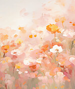 Blush in the Breeze Painting by Lourry Legarde