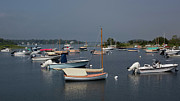 Boats on Quonochontaug Pond - Westerly RI Photograph by Kirkodd Photography Of New England