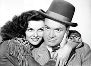 BOB HOPE and JANE RUSSELL in THE PALEFACE -1948-, directed by NORMAN Z. MCLEOD. Photograph by Album