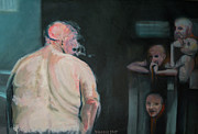 Bodies Study 19 Painting by Veronica Huacuja