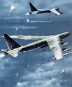 Boeing B-52D Stratofortress Painting by Steve Ferguson