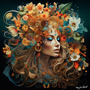 Bohemian Heart Digital Art by Mary Ann Benoit Bohemian Heart Digital Art by Mary Ann Benoit