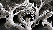 Bone Fractal Digital Art by Bill Posner