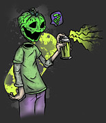 Boo Green Digital Art by Andy And Michelle