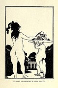 Book plate Drawing by Aubrey Beardsley