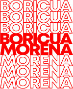 Boricua Morena Puerto Rican Digital Art by Flippin Sweet Gear