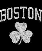 Boston irish Shamrock Digital Art by Flippin Sweet Gear