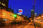 Boston MA Green Line train on the move Photograph by Toby McGuire Boston MA Green Line train on the move Photograph by Toby McGuire