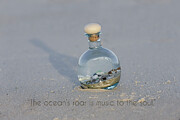 Bottle On The Beach With Saying Photograph by JBK Photo Art
