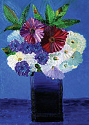 Bouquet of Red and White Flowers Painting by Michel Cruz-Garcia Bouquet of Red and White Flowers Painting by Michel Cruz-Garcia