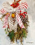Bows Painting by Jan Byington