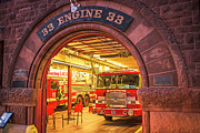 Boylston Street Fire Station Boston MA Engine 33 Photograph by Toby McGuire