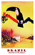 Brazil, Welcome to Jungle Digital Art by Long Shot