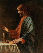 Breaking Bread Painting by Robert Scott Lauder