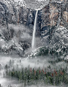  Bridalveil Fall in the fog Photograph by Rudy Wilms