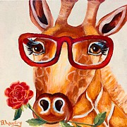 Bright Eyes Painting by Barbara Landry