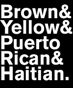 Brown Yellow Puerto Rican Haitian Digital Art by Flippin Sweet Gear