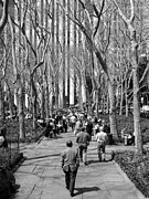Bryant Park Stroll Photograph by Matthew Adelman