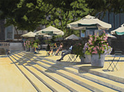 Bryant Park Sunshine Painting by Tate Hamilton