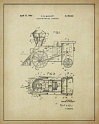 Bubble Toy Locomotive Patent Digital Art by Dale Kincaid