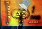 Building Blocks Painting by Winston Saoli 1950-1995