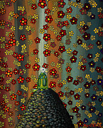 Building Together Painting by Mindy Huntress