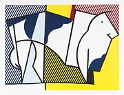 Bull III from the Bull Profile Series - Roy Lichtenstein Digital Art by Samuel HUYNH