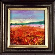 Burning Wheat Painting by Les Leffingwell