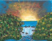 Burst of Sunshine Painting by Esoteric Gardens KN
